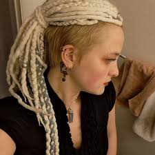 White Grey Wool Braids, Wool Dreadlock Extensions, Silver Dreadlocks, Boho  Dreads, Wedding Braids for Hair, Double Ended, GENTLE TOUCH