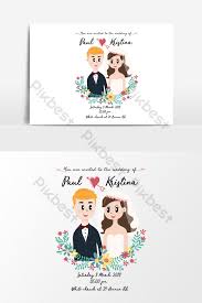 Hal ini kerana ia akan menjadi sebagai salah satu cara untuk menjemput tetamu untuk menghadiri majlis kita nanti. Kad Perkahwinan Comel Dengan Pasangan Bunga Karangan Bunga Elemen Grafik Ai Percuma Muat Turun Pikbest