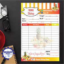 Artikel percetakan full warna adalah percetakan offset di yogyakarta yang murah dan berkwalitas, mencetak buku, kalender, undangan, map, hang tag, pricet tag, buku tahunan, buku tabungan, tas kertas, kemasan, amplop, stop map, kupon, tiket dll Nota Olshop Fruit Nota Penjualan Dicetak Sesuai Nama Toko Shopee Indonesia