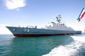 iran naval frigate accidentally shoots
