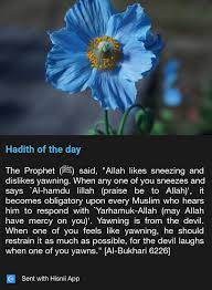 Sneezing And Yawning Hisni App Pathseeker Armagaan Allah Islam Hadith Prophetmuhammedpbuh Hadith Hadith Of The Day Prayers
