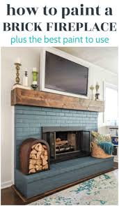 Brick masonry fireplaces can date a room. How To Paint A Brick Fireplace The Right Way Lovely Etc