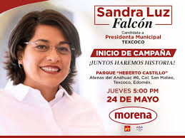 Con júbilo y alegría los invito hoy jueves 24 de mayo al inicio de mi  campaña para presidenta municipal de #Texcoco, hagamos de este evento una  fiesta de texcocanos. La cita es