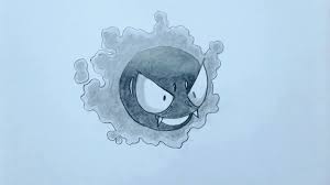 How to draw gastly from pokemonHow to draw gastly pokemon step by stepHow  to draw pokemon gastly - YouTube