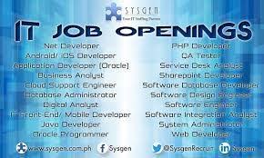Pin By Raghuramaa On 24x7job Job Opening Business Analyst Job