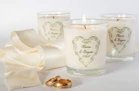 Luxury Wedding Favours Personalised Candles