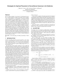 Art, hanging art, how to hang art, art placement, the perfect art for your home! Pdf Strategies For Optimal Placement Of Surveillance Cameras In Art Galleries