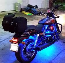My Harley Davidson Street 750 With Some Blue Led Bling Airbrushing By Jg Custom Airbrushing Https Www Street 750 Custom Harley Davidson Street Street 750