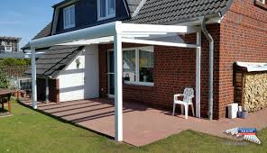 Ein Alu Terrassendach Der Marke Rexopremium Vsg 5m X 3m In Weiss Mit Mit Einseitigem Seitenkeil 8mm Ver Uberdachung Terrasse Terrassenuberdachung Uberdachungen