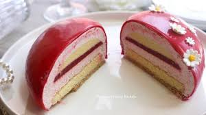 Entremets Aux Framboises Et Fraises Gateau Et Cuisine Rachida Alimentation Framboise Gateaux Et Desserts
