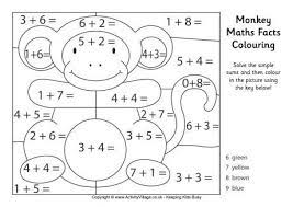 Search through 623,989 free printable colorings at getcolorings. Monkey Maths Facts Colouring Page Math Coloring Worksheets Math Coloring Color Worksheets