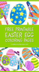 Our easter coloring sheets are a brilliant free resource for teachers and parents to use in class or at home. Free Printable Easter Egg Coloring Pages For Kids