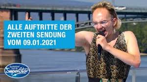 Das ist die beste location in 18 jahren dsds! dieter bohlen fühlt sich durch den kuhstall des lucas, maik, enrico und daniele (von links) gehen zuversichtlich in den auftritt mit blinding lights (the weeknd). Alle Auftritte Der Zweiten Sendung Vom 09 01 2021 Dsds 2021 Youtube