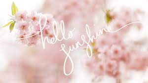 Hello Sunshine Wallpaper Spring Desktop Wallpaper Computer Wallpaper Desktop Wallpapers Computer Screen Wallpaper