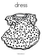 Coloring pages dresses, undoubtedly, are suitable for girls, both younger and older, because a large selection of pictures from this section includes images with both large and small elements. Dress Coloring Pages Twisty Noodle
