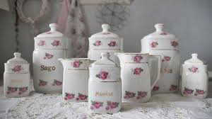 Vorratsdosen Romantische Rose 8tlg Vorratsdosen Schones Geschirr Vorrat