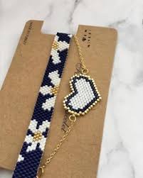 miyuki designさんはinstagramを利用しています papatya kalpli takim tasarim fotograf dm miyu orgu bileklik modelleri taki yapma boncuk suslu takilar