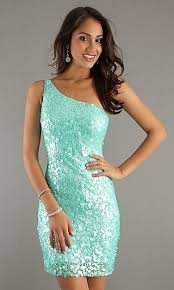 Another Tiffany Blue Bridesmaids Dress Simply Dress One Shoulder Cocktail Dress Fancy Dresses