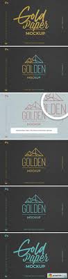 Download Gold Foil Paper Logo Mockup Free Download Vector Stock Image Photoshop Icon