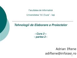 Facultatea de chimie categorii auto detinute: Facultatea De InformaticÄƒ Universitatea Al I Ppt Download