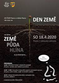 Den země 2020 je osvětová informační kampaň tematicky zaměřená na téma příroda ve městě. Den Zeme Zem Puda Hlina Zruseno Mesto Pacov