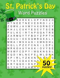 From watching him do crossword puzzles i grew to love words, reading and writing. St Patrick S Day Word Puzzles St Patrick S Day Themed Word Search Puzzles St Patty S Day Activity Book For Kids Adults Fun With Finnigan 9781796886221 Amazon Com Books