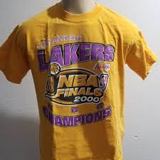 Vintage Lakers 2000 Nba Champions Tshirt In 2020 Champion Tshirt Nba Champions Nba