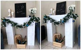 Baby proof fireplace hearth cover. Diy Box Christmas Fireplace Create Magic For Kids Be A Fun Mum