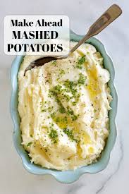 Make Ahead Mashed Potatoes In 2021 Make Ahead Mashed Potatoes Stuffing Recipes Easy Mashed Potatoes