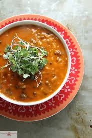 Spicy Tomato Lentil Soup Heather Christo Lentil Recipes Tomato Lentil Soup Stew Recipes