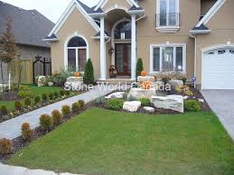 Walk through any neighbourhood these days and you'll see that the traditional turf grass and tidy foundation planting look is being replaced by contemporary elements that are mindful of the environment. Front Yard Landscaping With Stone Stone World Canada