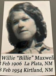 Willie “Billie” Maxwell Warner (1906-1954)