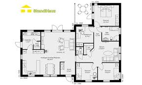 Schwedenhaus Skandihaus 1 Geschossig 139 Grundriss 139 2 Jpg 1000 600 House Plans Floor Plans House Design
