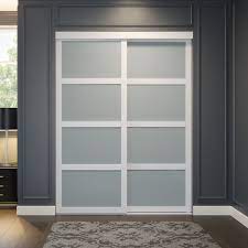 Thanks to the lightweight pvc that provides ease with contemporary look. Oxford Frosted Glass Sliding Closet Door Reviews Wayfair