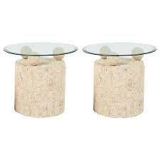 Shop our best selection of stone top coffee tables to reflect your style and inspire your home. 1980s Natural Mactan Stone End Side Tables With Glass Tops At 1stdibs