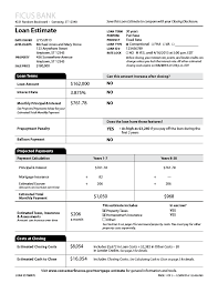 Bundle with auto to save more. Loan Estimate Explainer Consumer Financial Protection Bureau