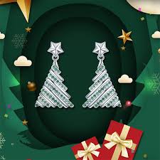 852 x 480 · jpeg. Sparkling Christmas Tree Earrings Apollobox