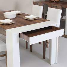The enduring popularity of rectangular dining tables typically yields a larger selection than round or square tables—making rectangular dining tables a natural choice for both roomy and tight. Dining Tables With Unusual Designs Home Designs Project Dinner Tables Furniture Diy Dining Room Table Dining Room Small