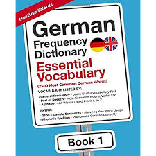 German has its own phonetic spelling code used to avoid confusion when spelling words on the phone or in radio communication. German Frequency Dictionary Essential Vocabulary 2500 Most Common German Words German English 9789492637307 Mostusedwords Simunkova Iva Books Amazon Com