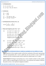 Adamjee Coaching Real And Complex Number Systems Definitions And Formulae Mathematics 11th Complex Numbers Mathematics Number System
