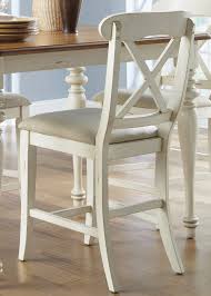 Liberty Furniture Ocean Isle Upholstered X Back Counter Stool Set Of 2 Www Hayneedle Com Liberty Furniture Counter Height Chairs Counter Height Stools