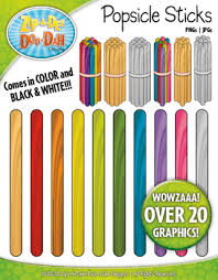 Are you looking for the best popsicle stick clipart for your personal blogs, projects or designs, then clipartmag is the place just for you. Rainbow Popsicle Sticks Clipart Zip A Dee Doo Dah Designs Tpt