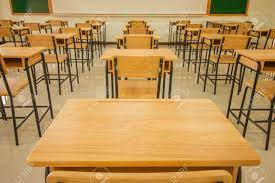 With wheelchair and convertible desks, you'll find accessible options. Lecture Room Or School Empty Classroom With Desks And Chair Iron Stock Photo Picture And Royalty Free Image Image 91739364