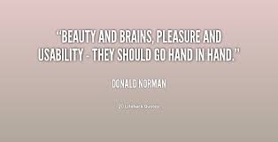 Quotes About Beauty And Brains. QuotesGram via Relatably.com