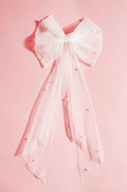 Tulle And Pearl Hair Bow Vow D Weddings Tulle Hair Accessories Hair Bows Pearl Hair