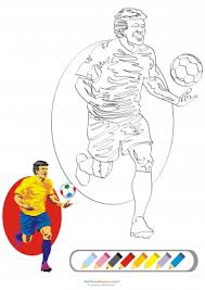 Soccer Player Coloring Page Soccer Time Kids Soccer Soccer Stars Soccer