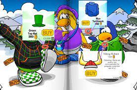 Hovering over the object on the catalog page that hides the item makes the mouse change icon, and clicking it reveals a popup window with the hidden item(s). Cp Rewritten March 2019 Penguin Style Secrets Club Penguin Mountains