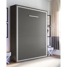 Lit de 2 placesmiliboo lit design deux places 160*200 gris riley. Armoire Lit Escamotable 2 Places Joy 160 X 200 Pieds A Retournement Automatique Gris Mat Achat Vente Lit Escamotable Armoire Lit Escamotable 2 P Soldes Sur Cdiscount Des Le 20 Janvier Cdiscount