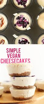 Easy Vegan Cheesecake Minimalist Baker Recipes Recipe Vegan Dessert Recipes Vegan Desserts Gluten Free Cheesecake