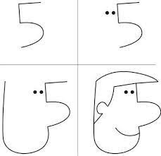 Resultado De Imagen Para Dibujos Con Numeros Cizmeyi Ogrenmek Cizimler Elisi Fikirleri